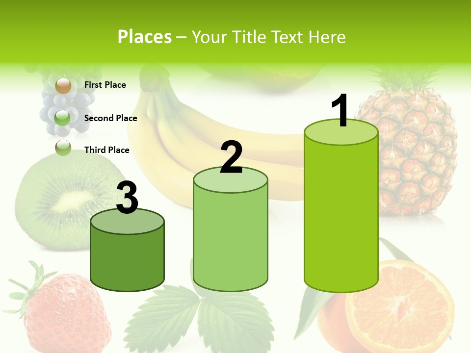 Organic Blue Still Life PowerPoint Template