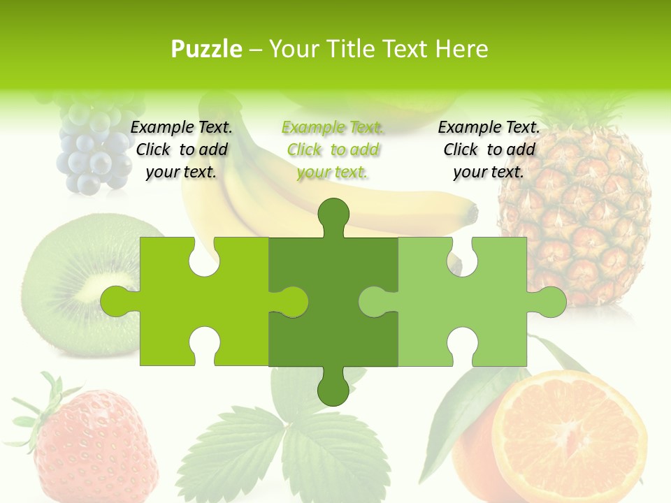 Organic Blue Still Life PowerPoint Template