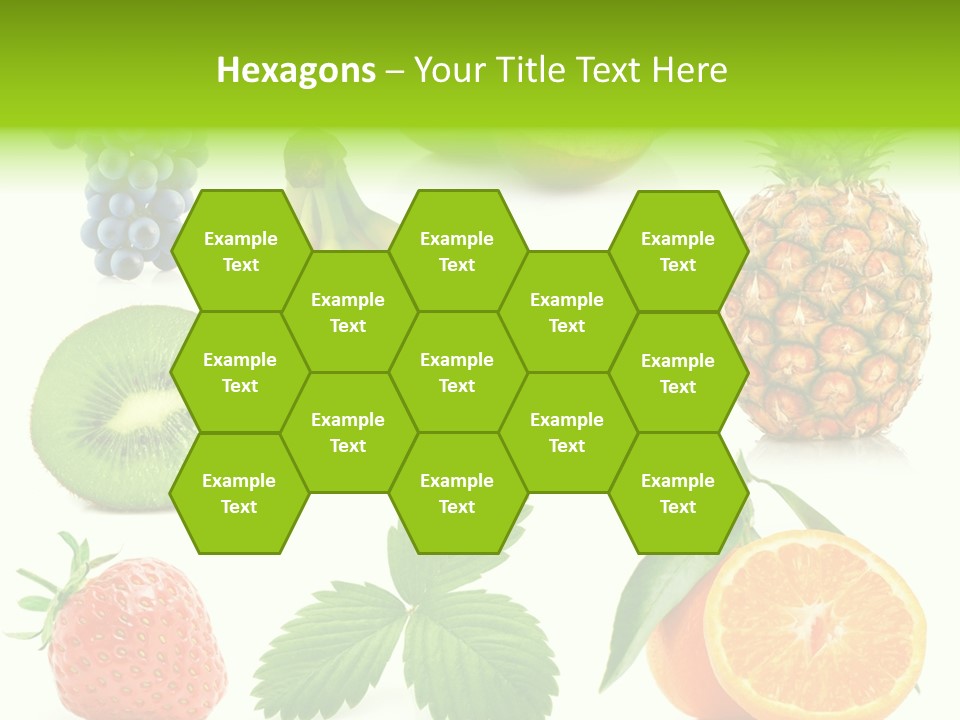 Organic Blue Still Life PowerPoint Template