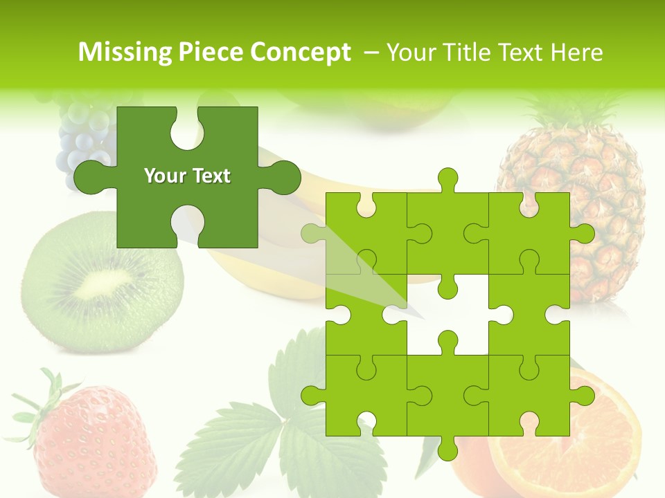 Organic Blue Still Life PowerPoint Template