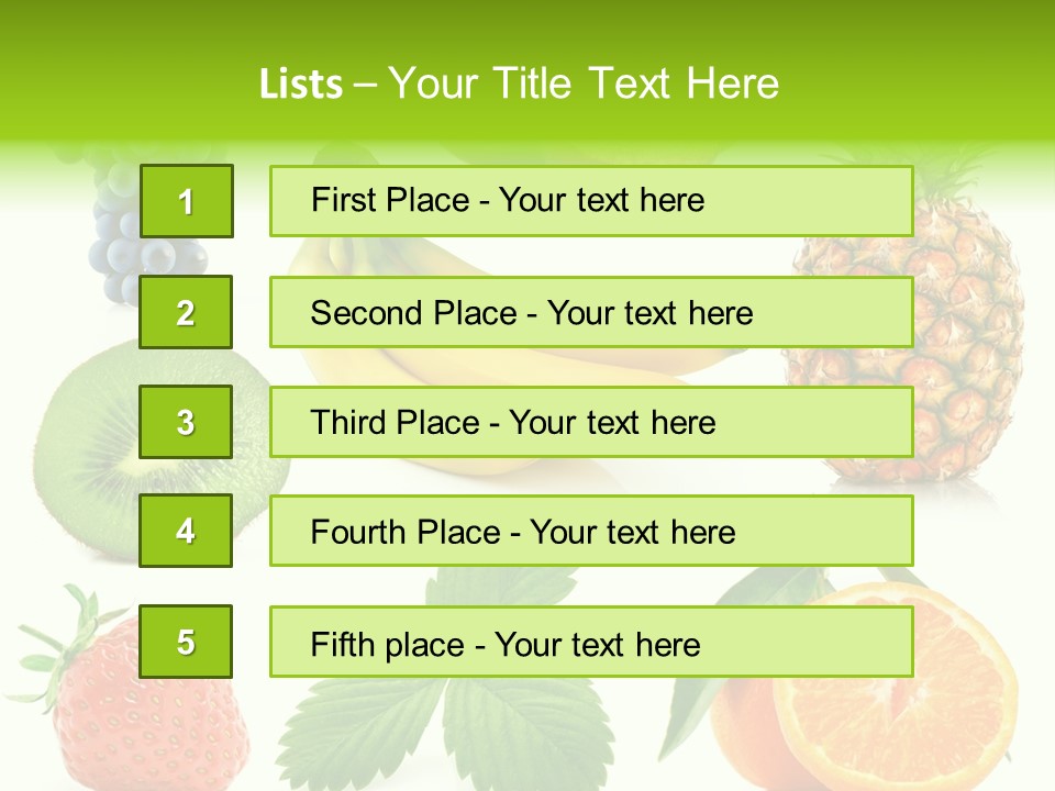 Organic Blue Still Life PowerPoint Template