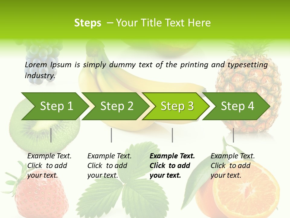 Organic Blue Still Life PowerPoint Template