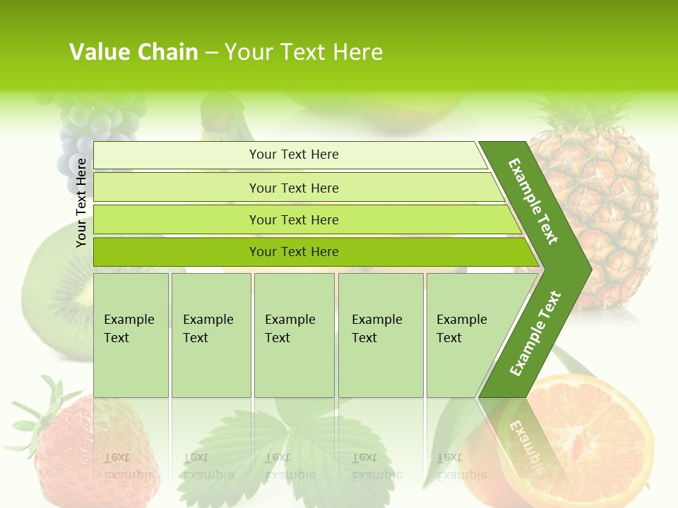 Organic Blue Still Life PowerPoint Template