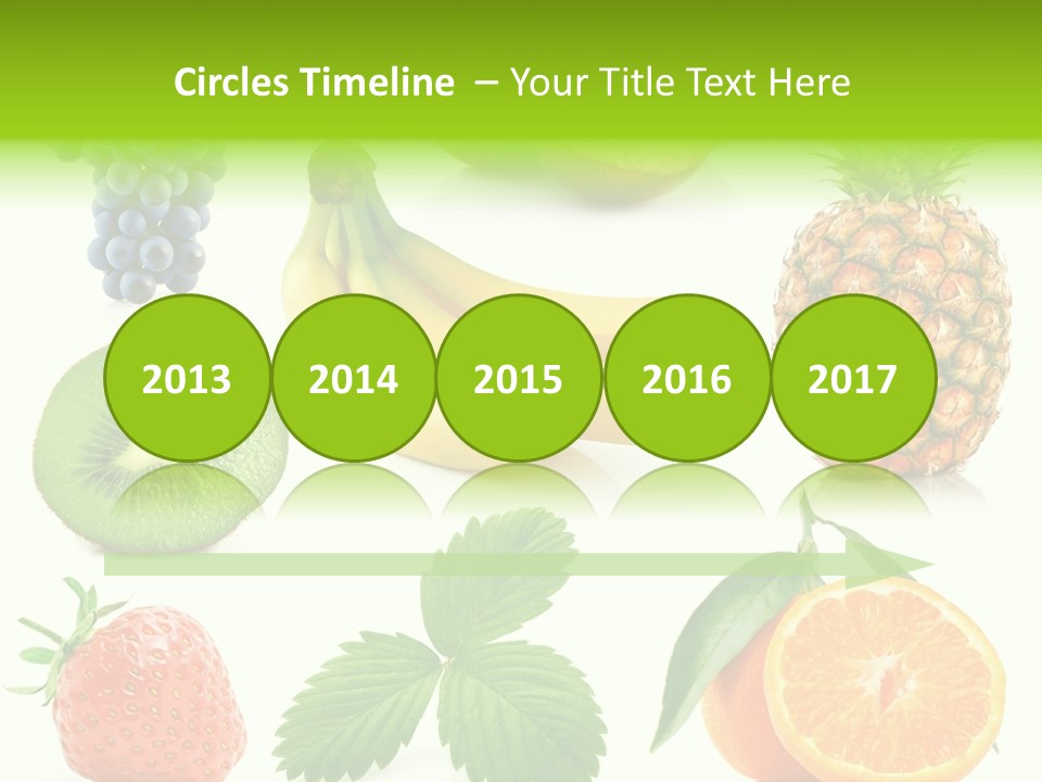 Organic Blue Still Life PowerPoint Template