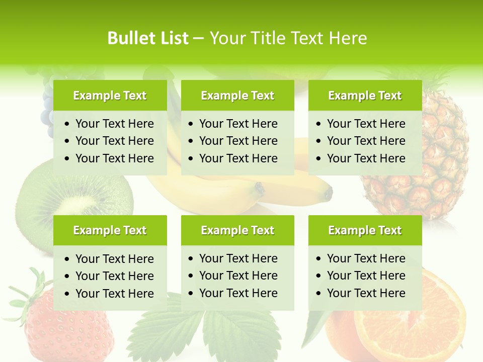 Organic Blue Still Life PowerPoint Template