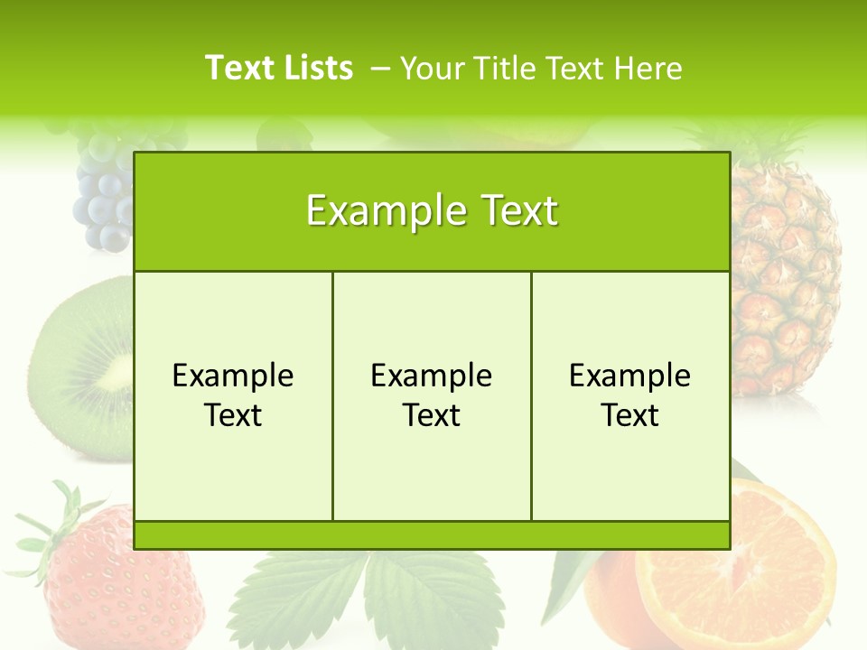 Organic Blue Still Life PowerPoint Template