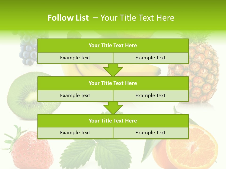 Organic Blue Still Life PowerPoint Template