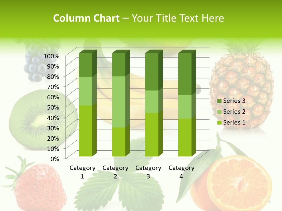 Organic Blue Still Life PowerPoint Template