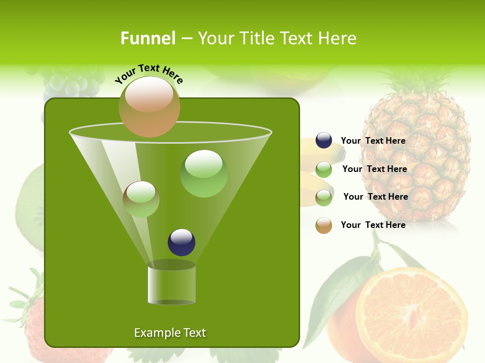 Organic Blue Still Life PowerPoint Template