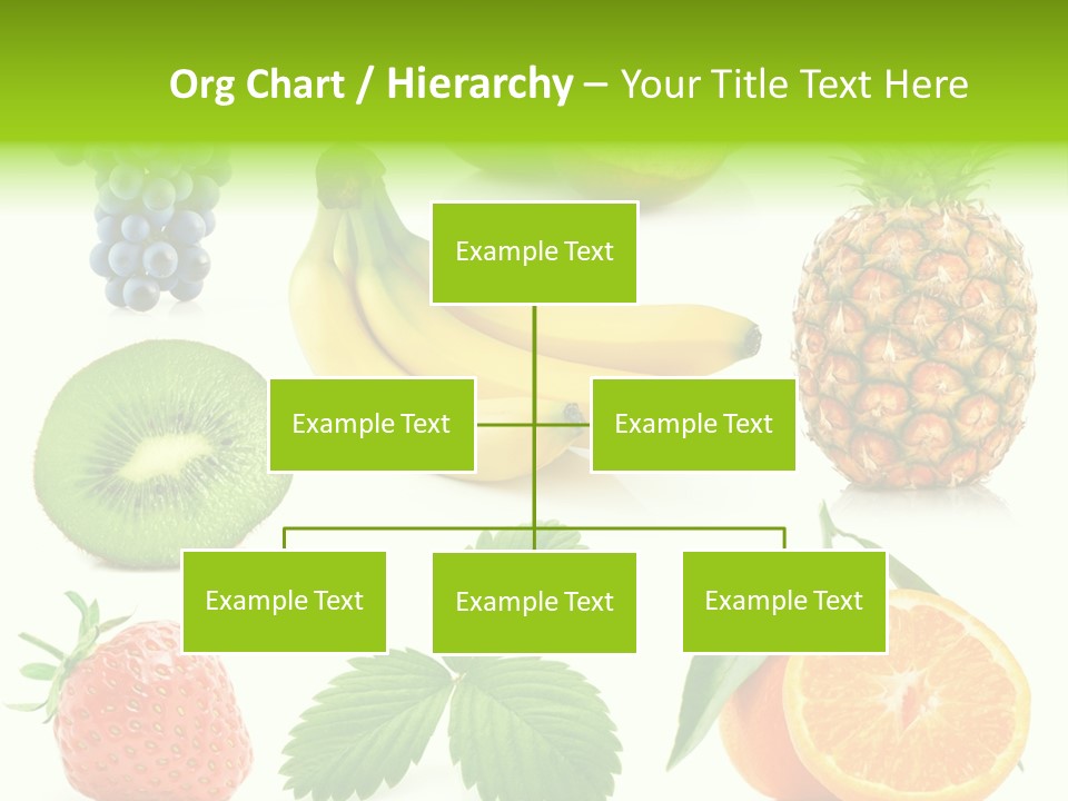 Organic Blue Still Life PowerPoint Template