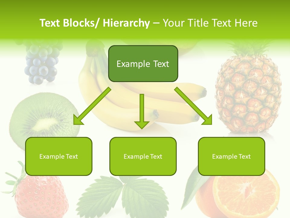 Organic Blue Still Life PowerPoint Template