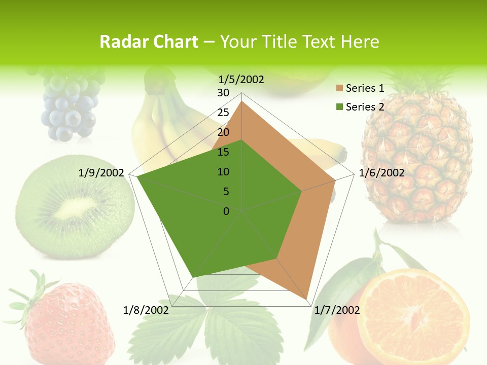 Organic Blue Still Life PowerPoint Template
