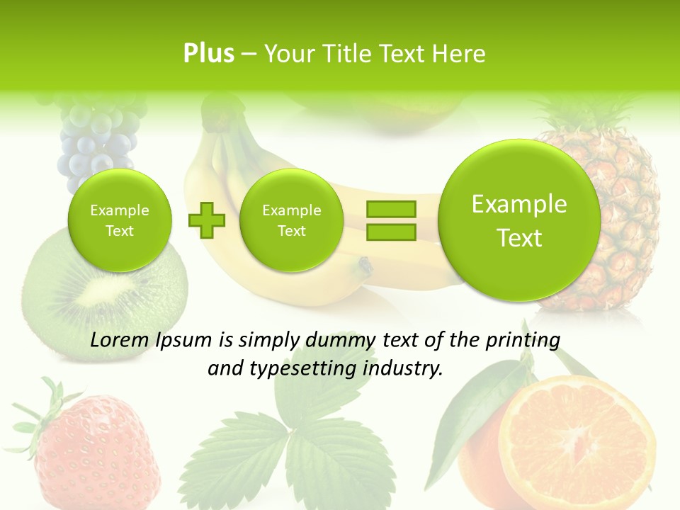 Organic Blue Still Life PowerPoint Template