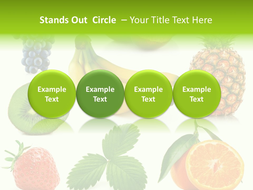 Organic Blue Still Life PowerPoint Template