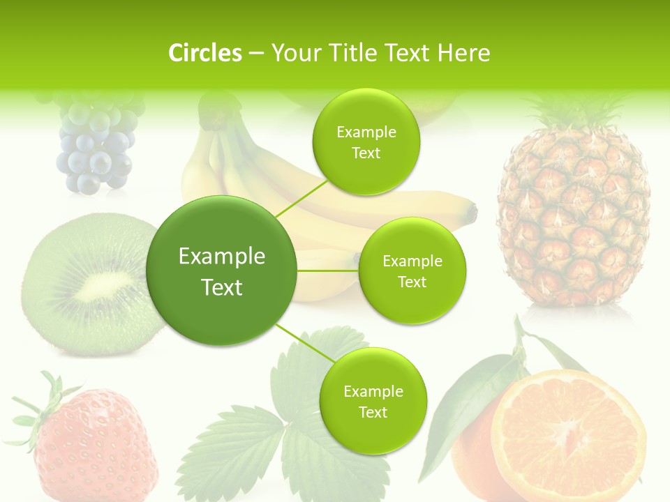 Organic Blue Still Life PowerPoint Template