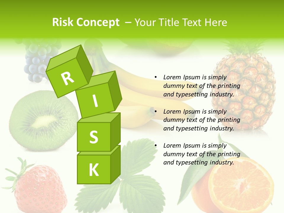 Organic Blue Still Life PowerPoint Template