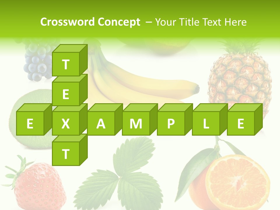 Organic Blue Still Life PowerPoint Template