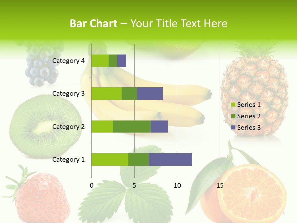 Organic Blue Still Life PowerPoint Template