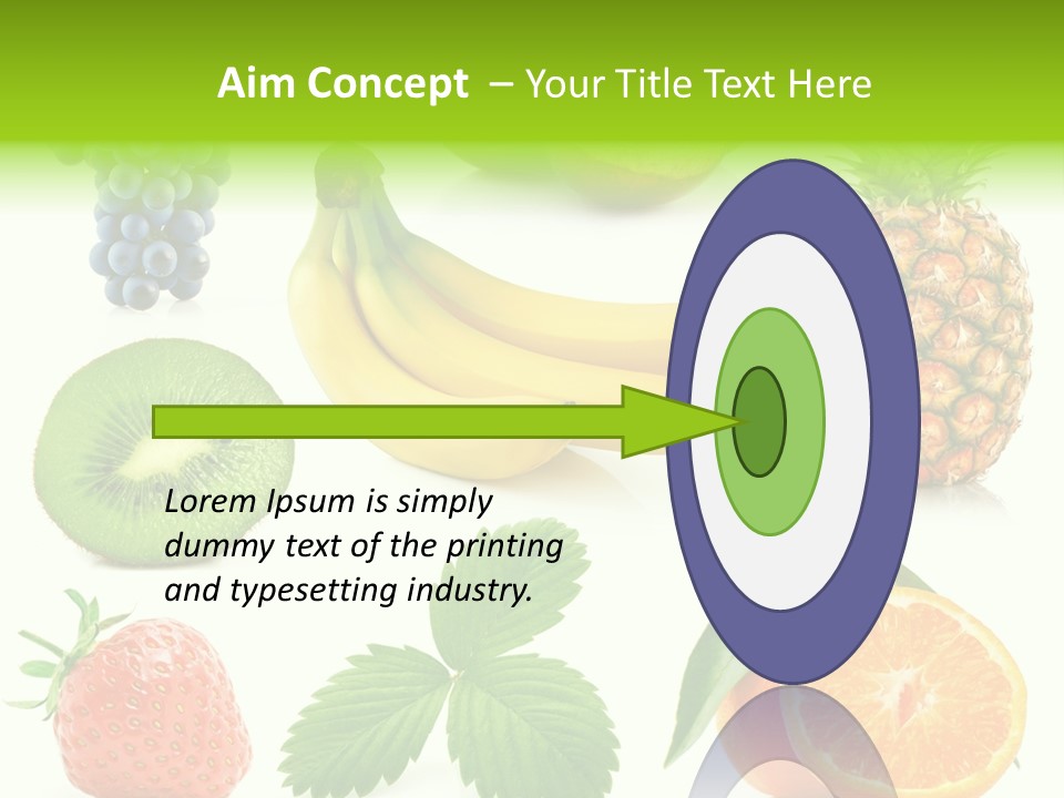 Organic Blue Still Life PowerPoint Template