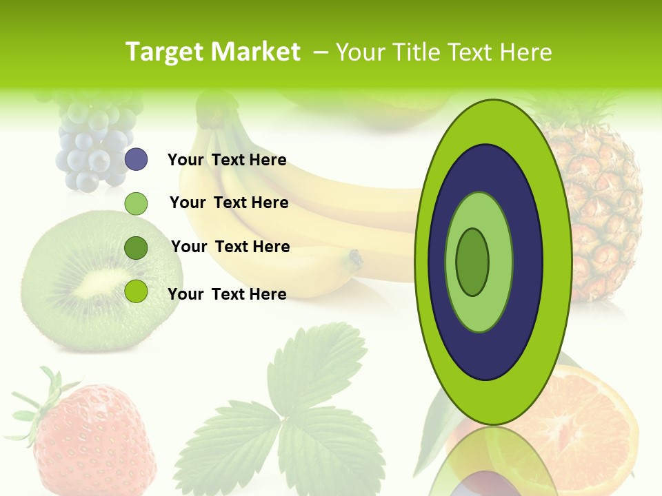 Organic Blue Still Life PowerPoint Template