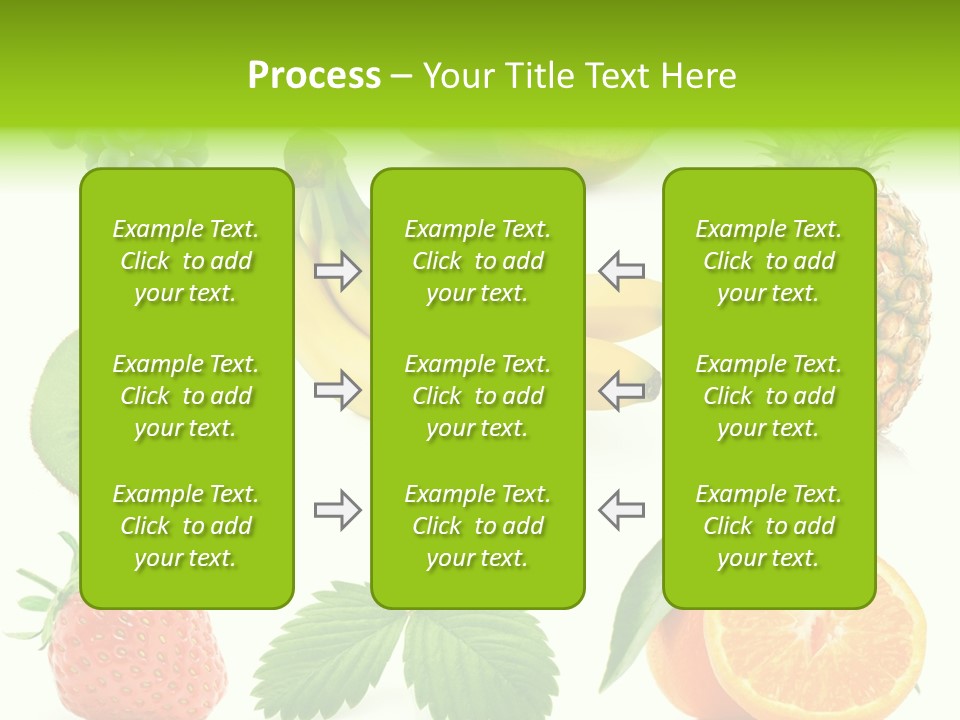 Organic Blue Still Life PowerPoint Template