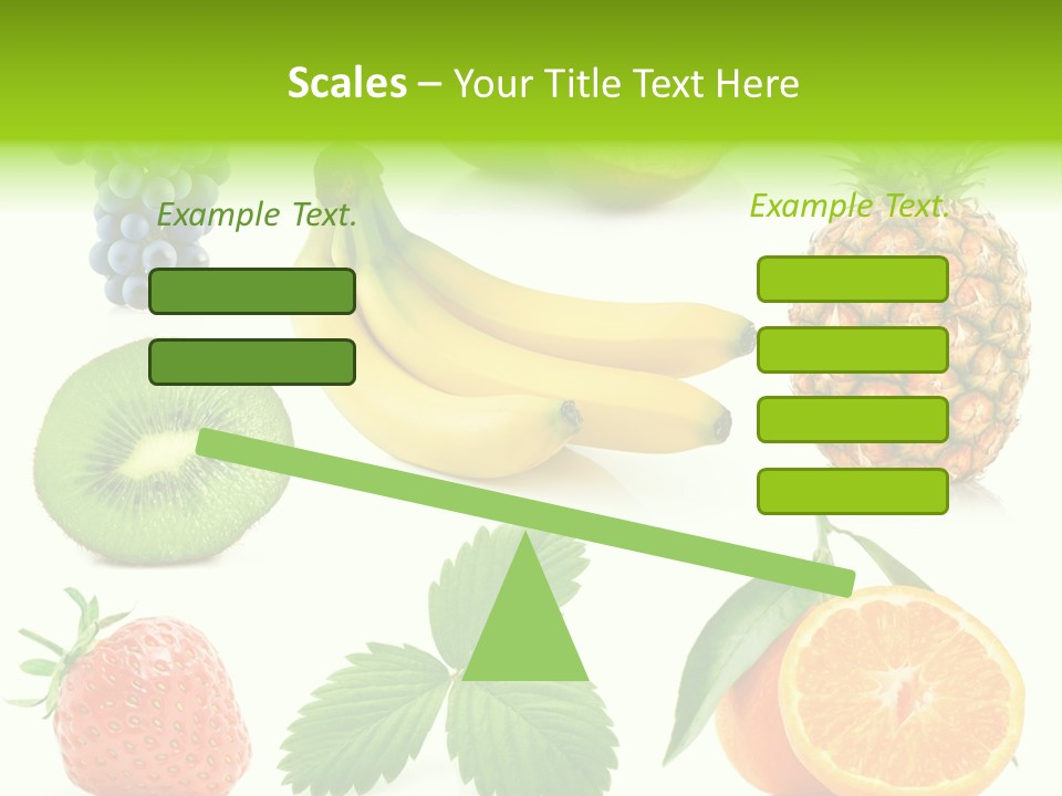 Organic Blue Still Life PowerPoint Template