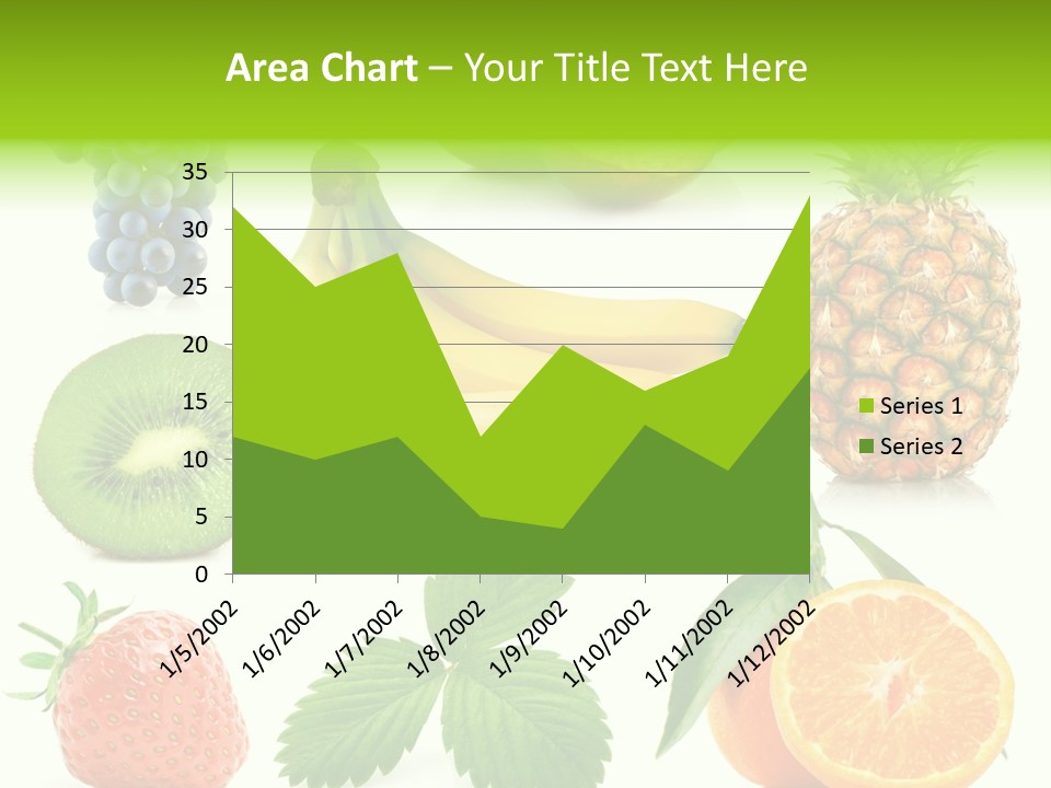 Organic Blue Still Life PowerPoint Template