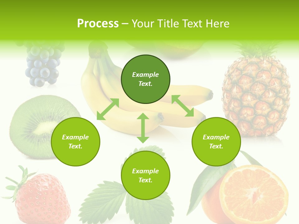 Organic Blue Still Life PowerPoint Template