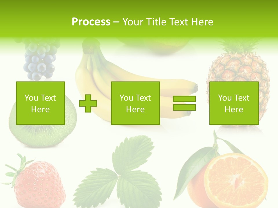 Organic Blue Still Life PowerPoint Template