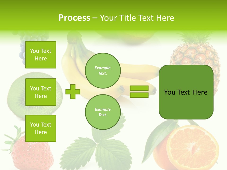 Organic Blue Still Life PowerPoint Template