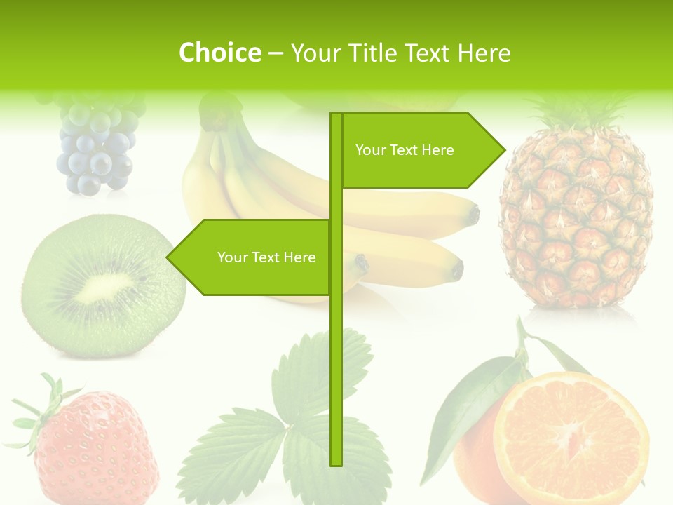 Organic Blue Still Life PowerPoint Template