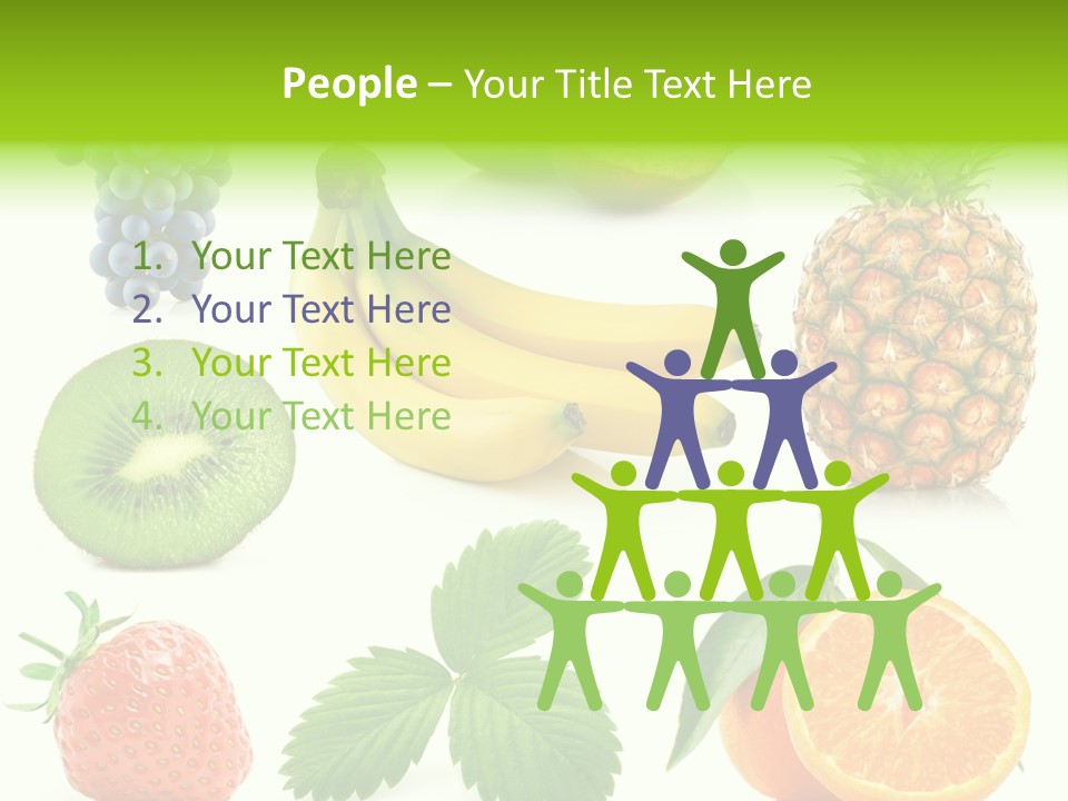 Organic Blue Still Life PowerPoint Template