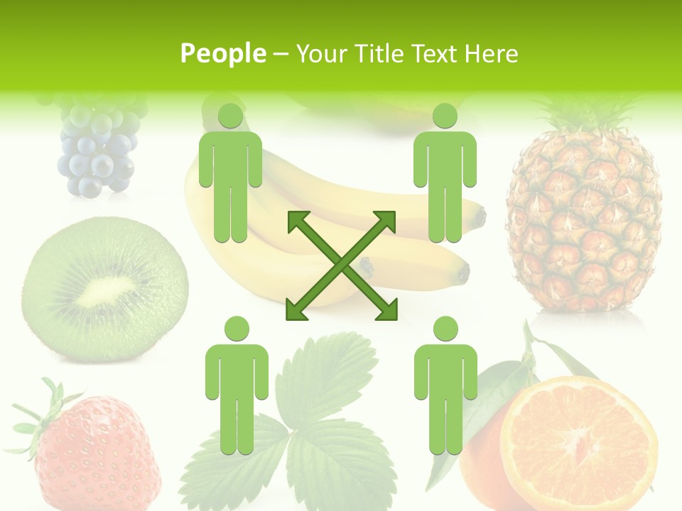 Organic Blue Still Life PowerPoint Template