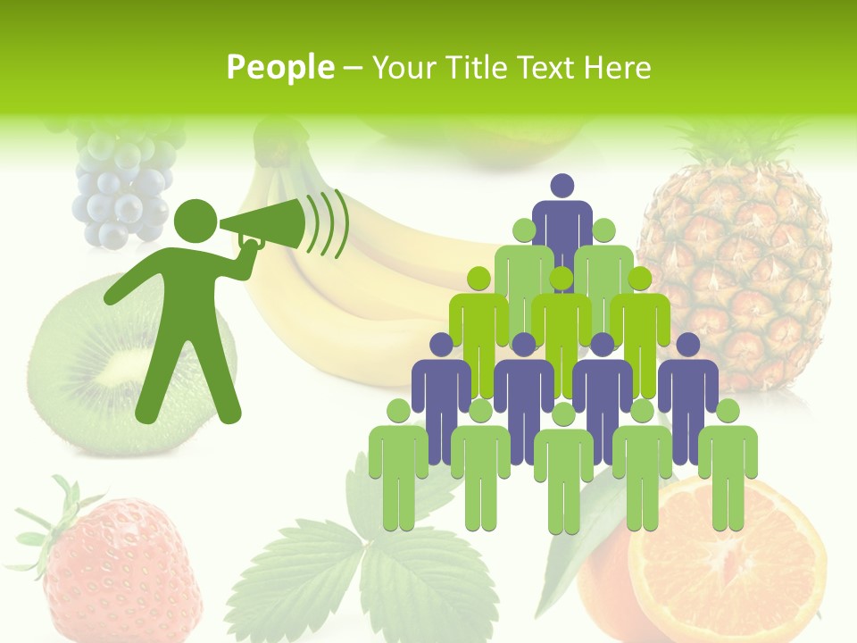 Organic Blue Still Life PowerPoint Template