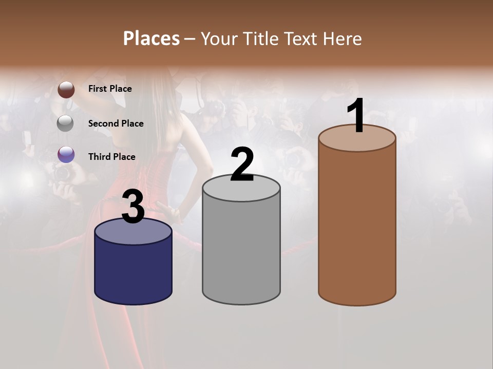 Girl Beauty Gala PowerPoint Template