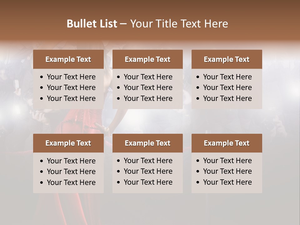 Girl Beauty Gala PowerPoint Template