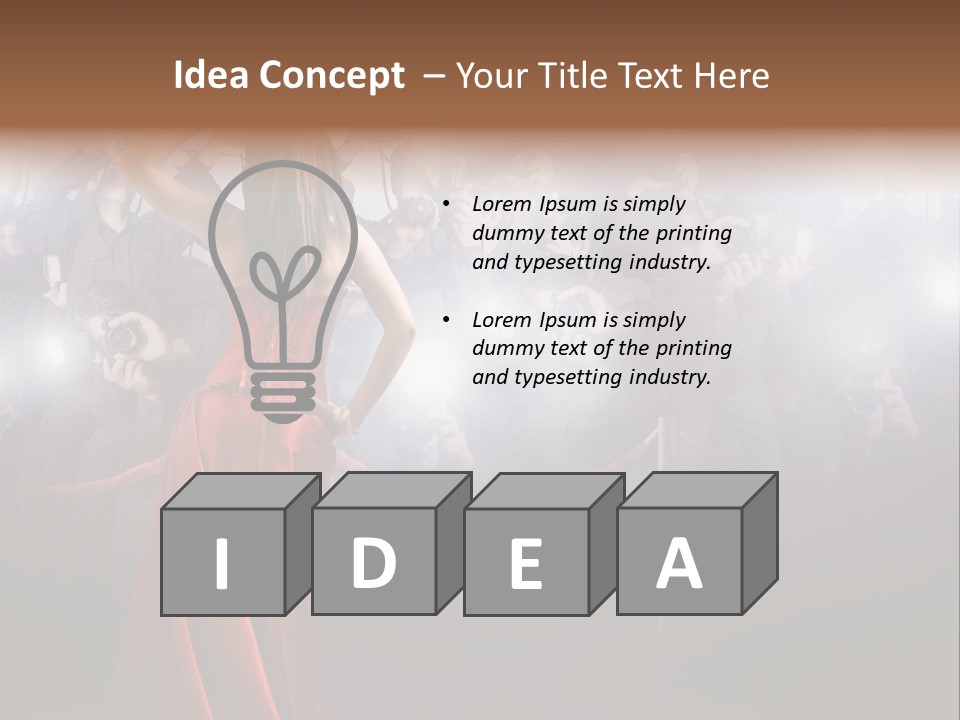 Girl Beauty Gala PowerPoint Template