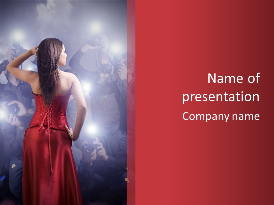 Light Posing Classic PowerPoint Template