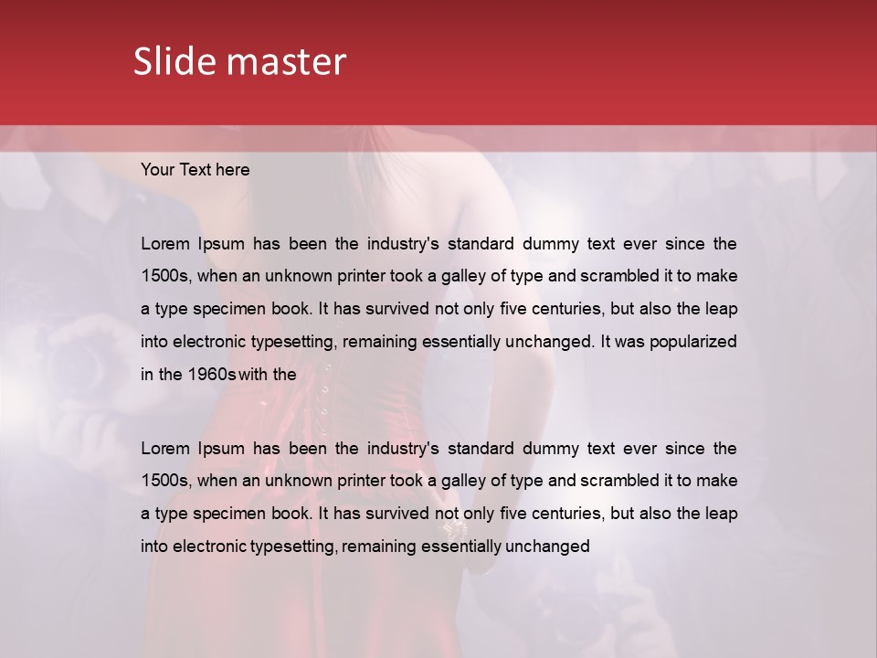 Light Posing Classic PowerPoint Template