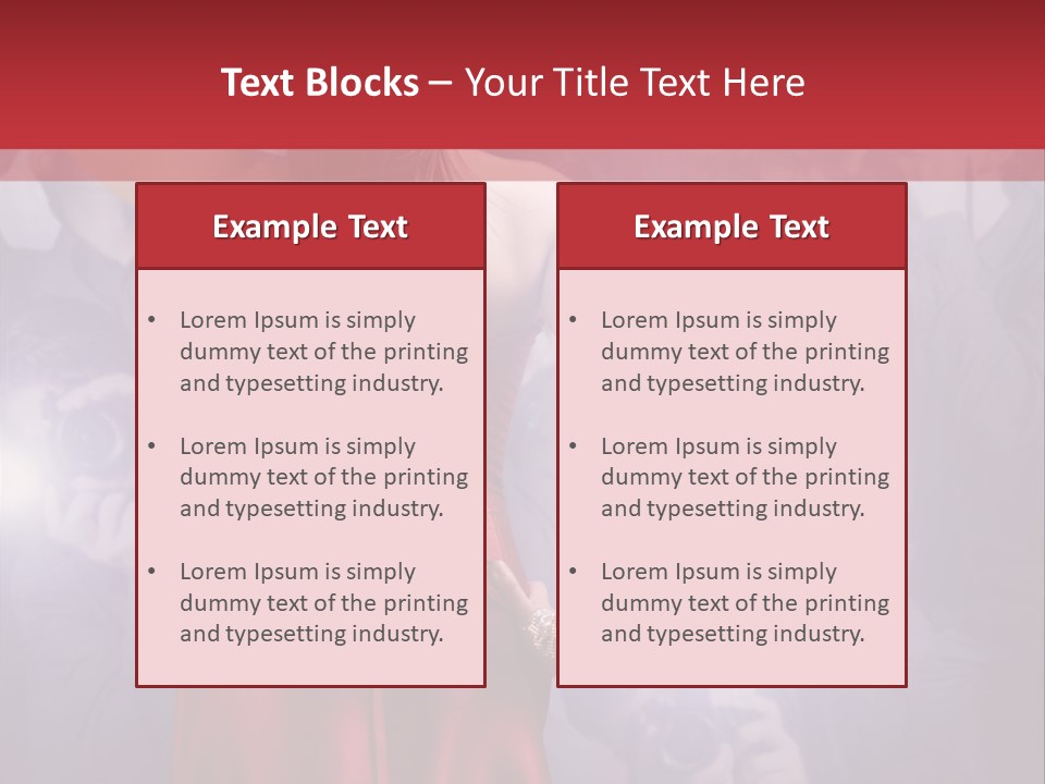 Light Posing Classic PowerPoint Template