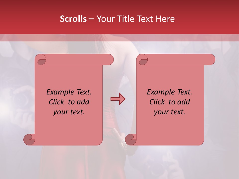 Light Posing Classic PowerPoint Template