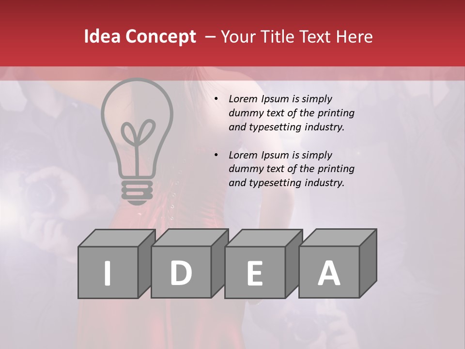 Light Posing Classic PowerPoint Template
