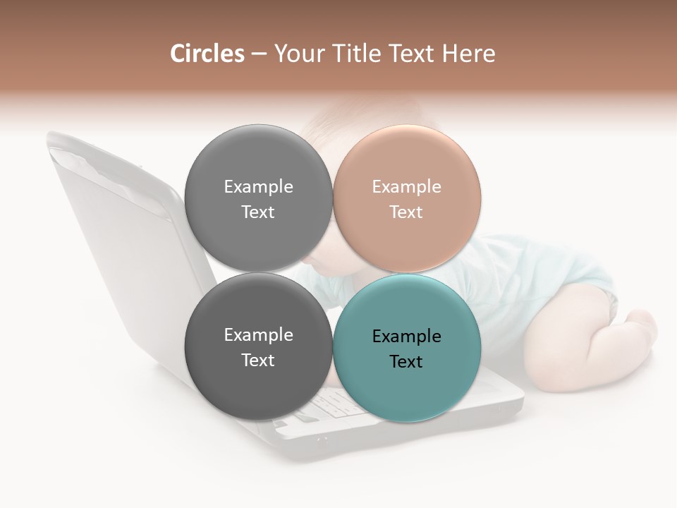 Business Using Girl PowerPoint Template