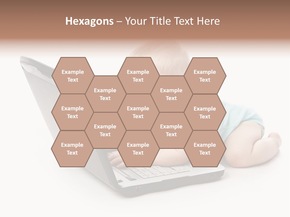 Business Using Girl PowerPoint Template