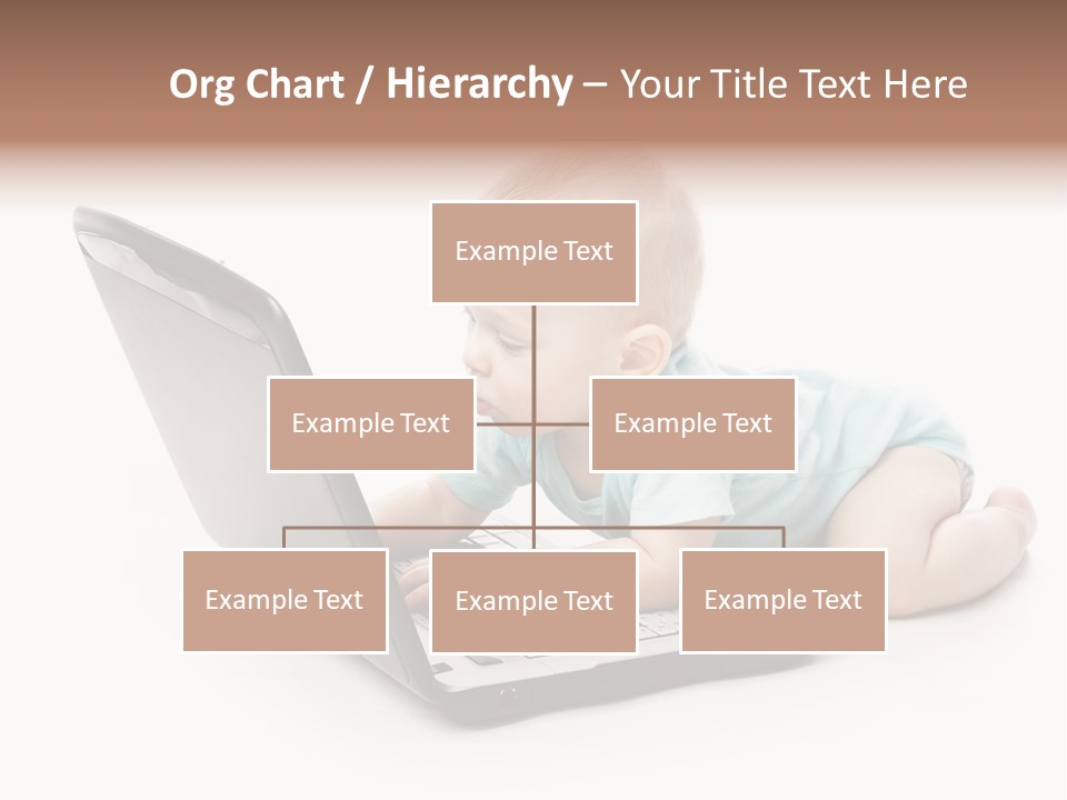 Business Using Girl PowerPoint Template