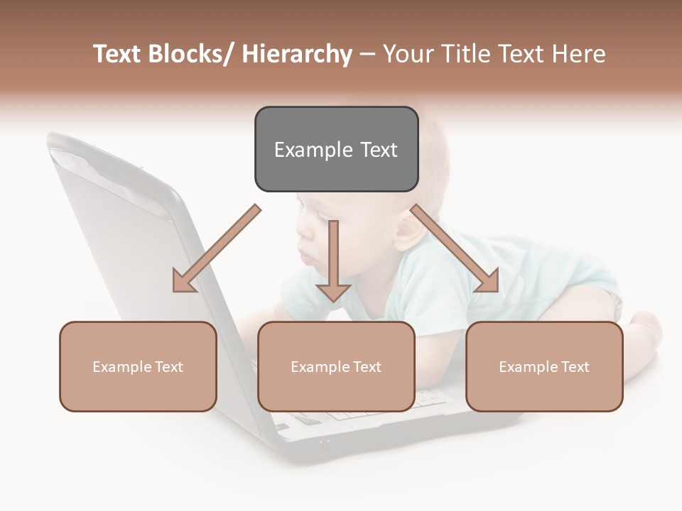 Business Using Girl PowerPoint Template