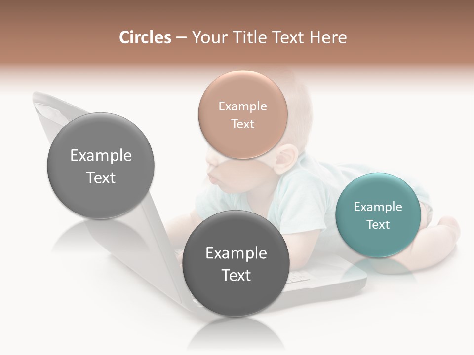 Business Using Girl PowerPoint Template