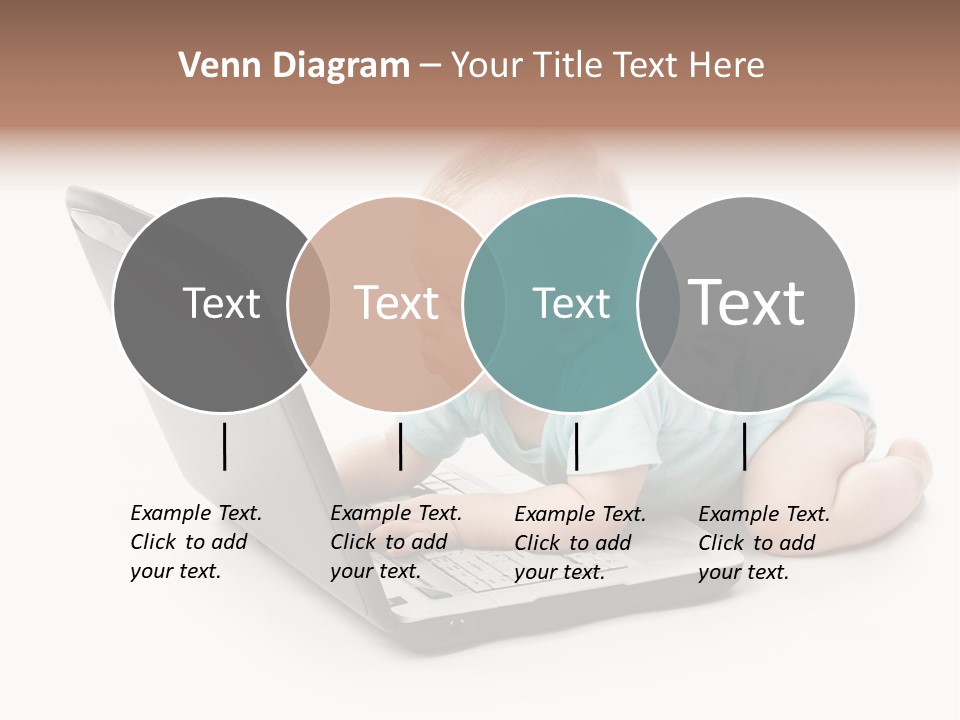 Business Using Girl PowerPoint Template