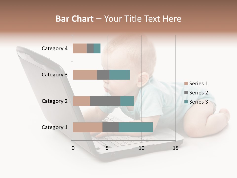 Business Using Girl PowerPoint Template