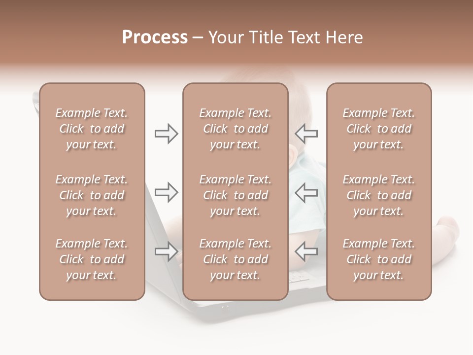 Business Using Girl PowerPoint Template